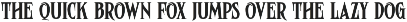 Blackvale font preview