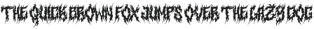 Sunfyre | Brutal Black Metal Font preview