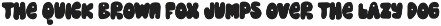 Rumbloon Chubby Fat Font preview