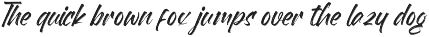 Flackin Bruska Modern Brush Font preview
