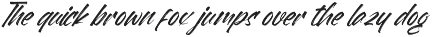 Flackin Bruska Modern Brush Font preview