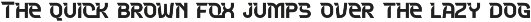 Meteor Horizon: Modern Sci-Fi Font preview
