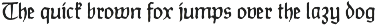 Disarm TM – Distressed Fraktur font preview
