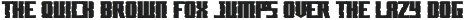 Cluntbrush - Font font preview