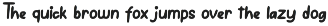 Dharrochy - Font preview