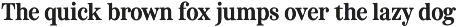 ZT Otez Essentials – 18-Font Serif preview
