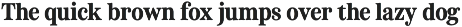 ZT Otez Essentials – 18-Font Serif preview