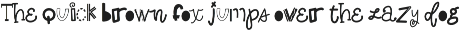 Randomly Ransom Display Font preview