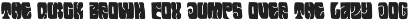 Zomte Groovy - Retro Font preview