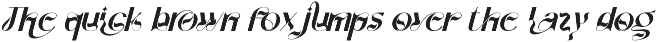 Profound Painting - Ligatures Font preview