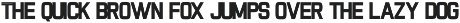 Gridiron - Sport Display Font preview