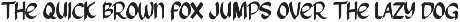 Decesery - Brush Display Font preview