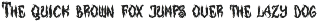 Rungkad Gothic Metal Font preview