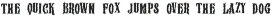 Salvators Metal Display Font preview