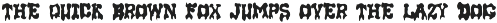 Blocksmith Melted font preview