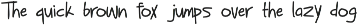 Barly Tengho Charming Casual Font preview