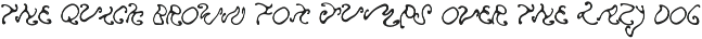 Mushroom Hand Drawn Psychedelic Font preview