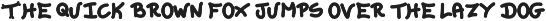 Elastic Bones - Halloween Font preview