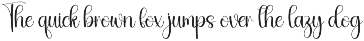 Height | Script Font preview