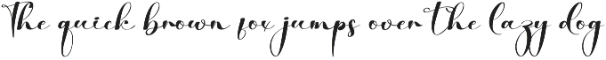 Drawing | Script Font preview