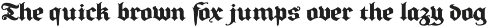 Nomen Est Omen - Blackletter Font preview