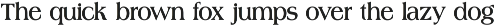 Horizon - Modern Serif preview