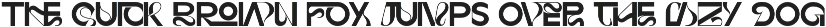 Frescoes Deserve - Geometric Font preview