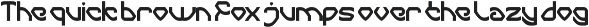 Blue Sapphire font preview