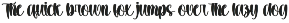 Saturday | Script Font preview
