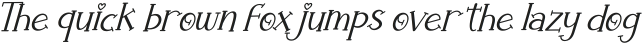 Amanilla Italic otf (400) Sample