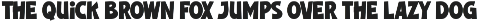 Black Thick - Display Font preview