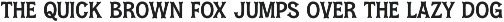 Locatro Western Display Serif font preview