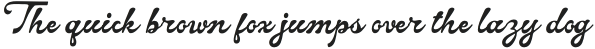 Alfino Script Regular otf (400) Sample