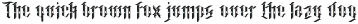 Nightshade Blackletter Font preview