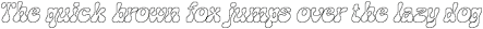 Calverto Pixel Outline otf (400) Sample