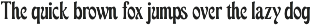 ED Bushland - Unique Display Serif font preview