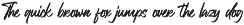 Febianty Modern Script Font preview