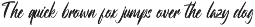 Hanister Modern Script Font preview