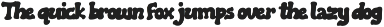 Shidoe – A Display Font preview