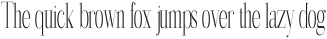 The Milvera Awesome Condensed Thin otf (100) Sample
