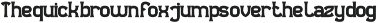 Observant and Aware font preview