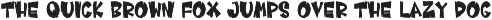 Lnomar Spooky Display Font preview