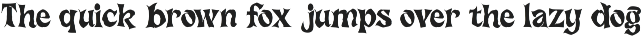 BOUCHER FRESCOES - HORROR FONT preview