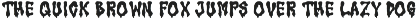 Loogodan Dripping Brush Typeface preview