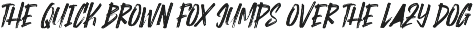 Montha Stroner Display Brush Font preview