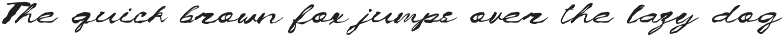 Dirty Luxe: Inky Messy Script Font font preview
