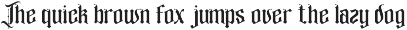 Randuel - Blackletter Swash Font font preview
