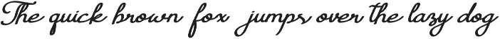 La Garpia Aesthetic Script Font preview