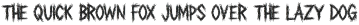 Fang - Scratch Font preview