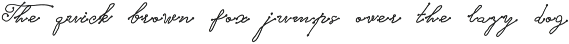 The Faitline Romantic Script Font preview